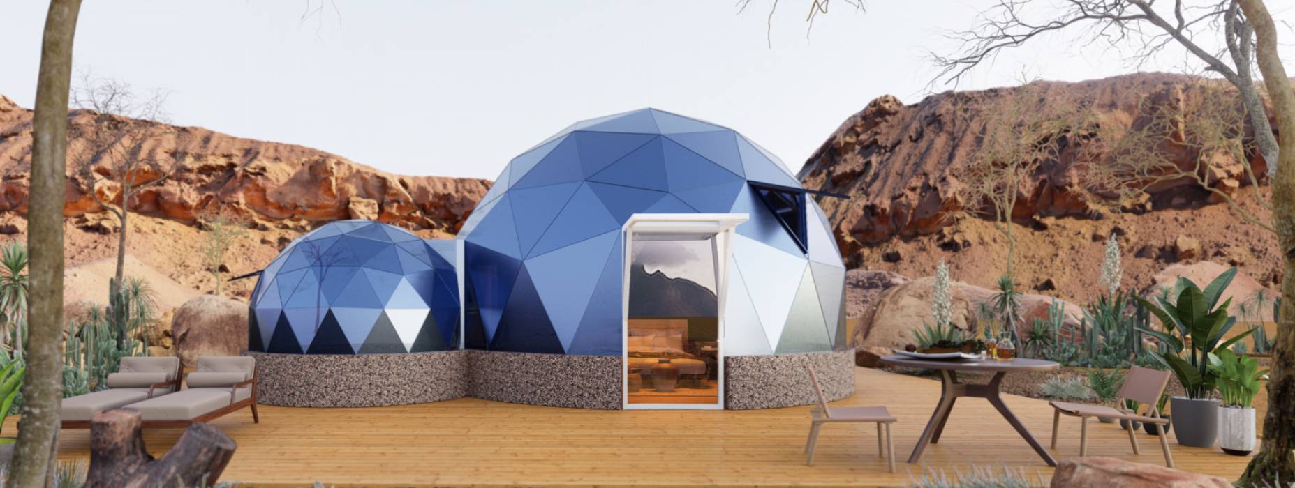 梅河口市球形智能光伏玻璃星空房